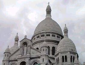 Blick auf Sacré Coeur in Paris