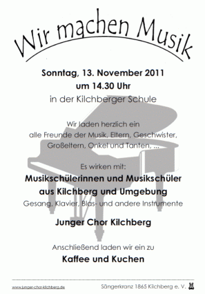 Wir machen Musik, Plakat